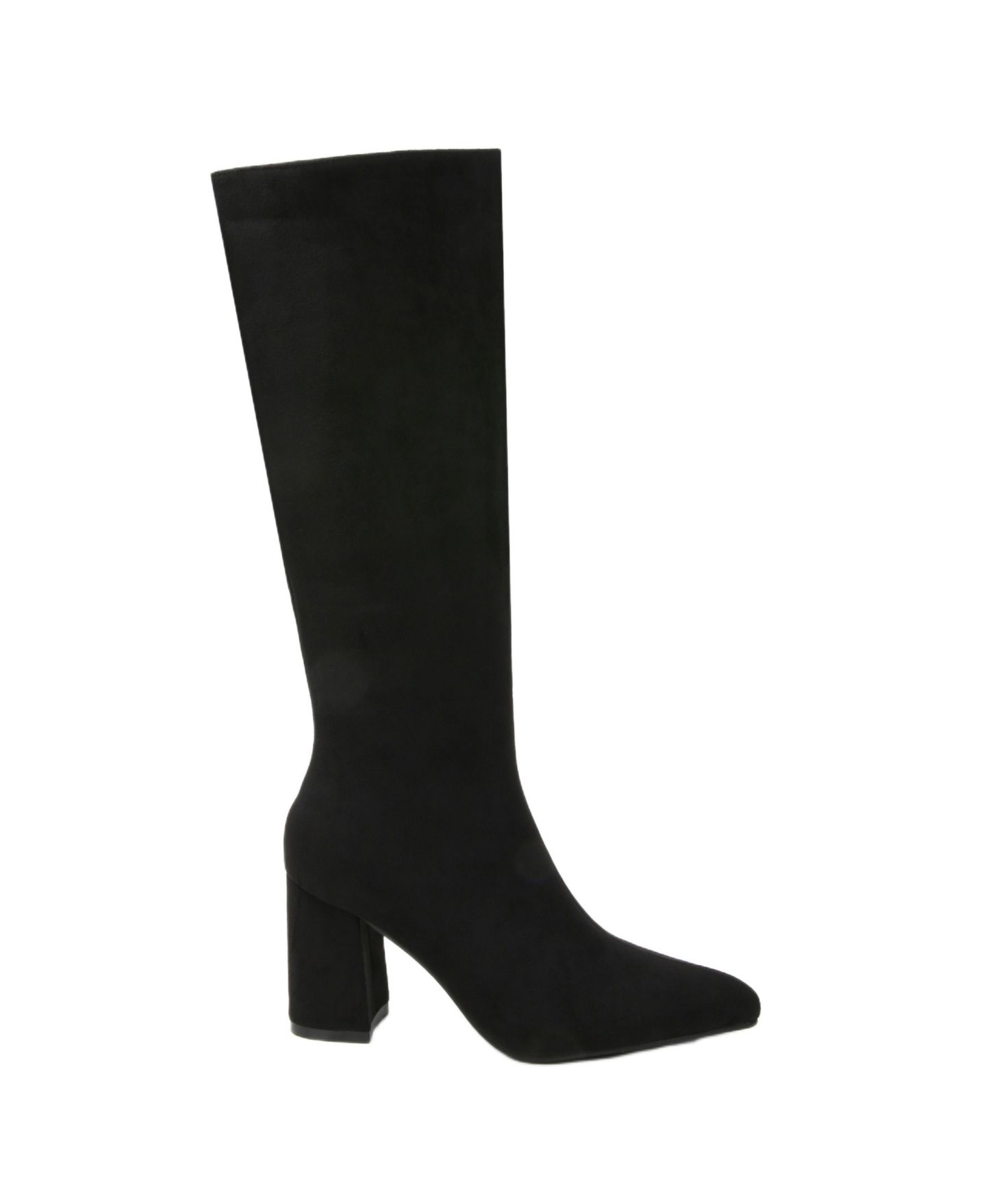 Женские ботинки BERNESS Adele Block Heel Knee High, цвет: Чёрный — фото 2