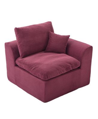 Modular Sectional Sofa Cloud Couch, Comfy Modern 2 Seater with Removable Cushion Covers