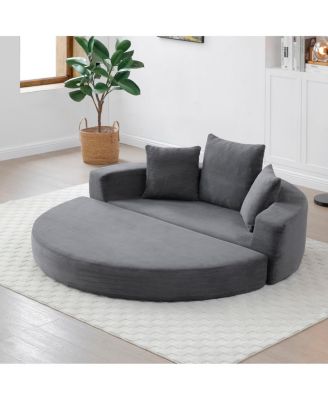 Convertible Sofa Couch Bed, Multi-functional, Adjustable Futon for Apartment