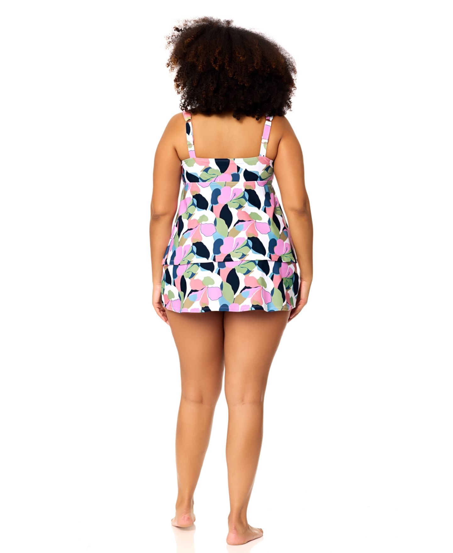 Верх бикини Tankini — Raisins Curve, цвет: Белый разноцветный — фото 5
