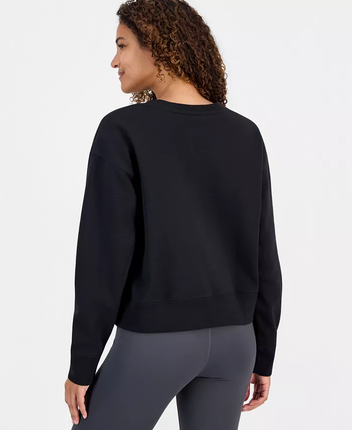 Women's Evolution Cotton Half Dome Logo Crop Sweatshirt - thumbnail 7