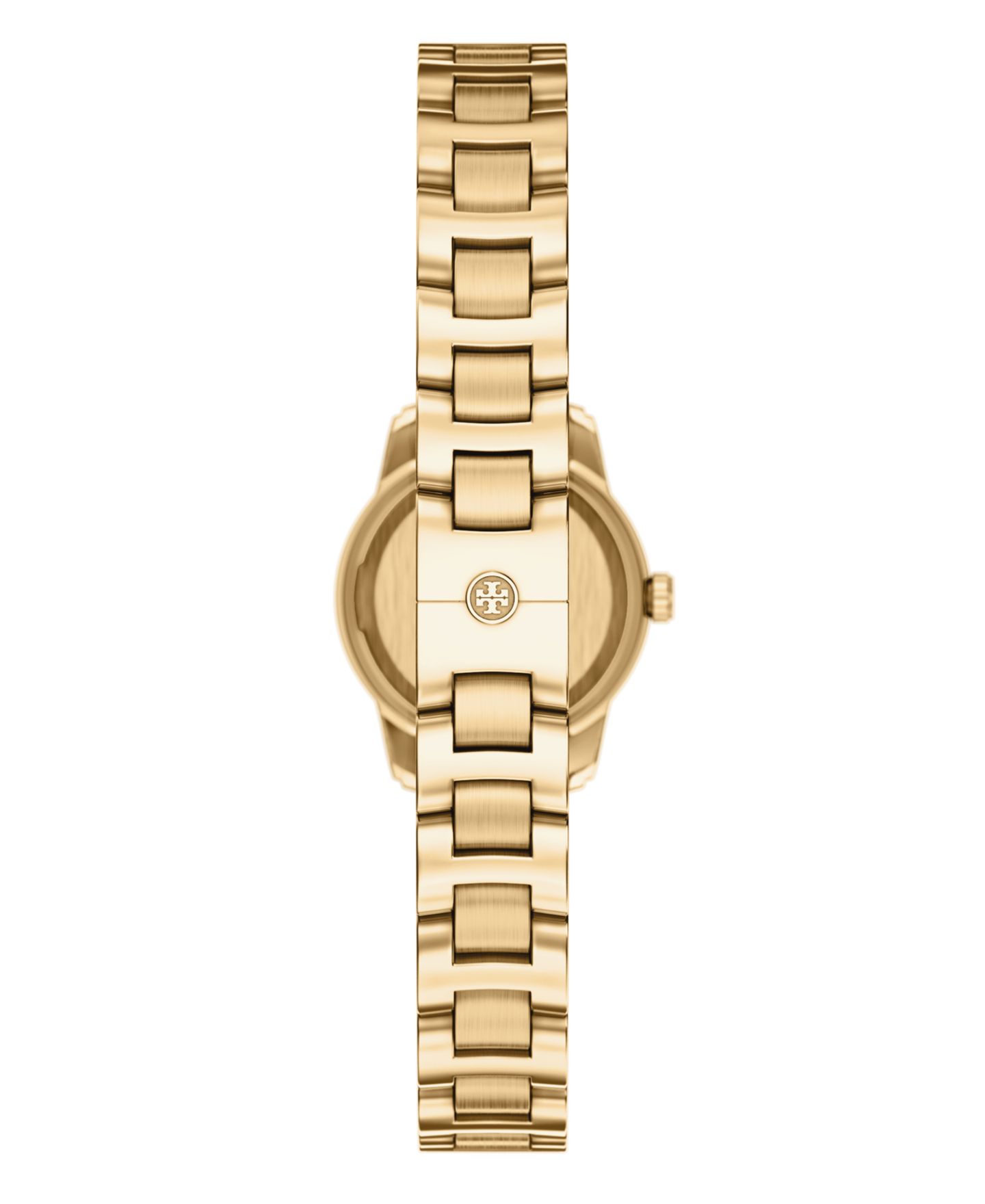 Женские часы Tory Burch The Miller Round Mini Quartz Two-Hand Gold Stainless-Steel Watch, 22mm — фото 3