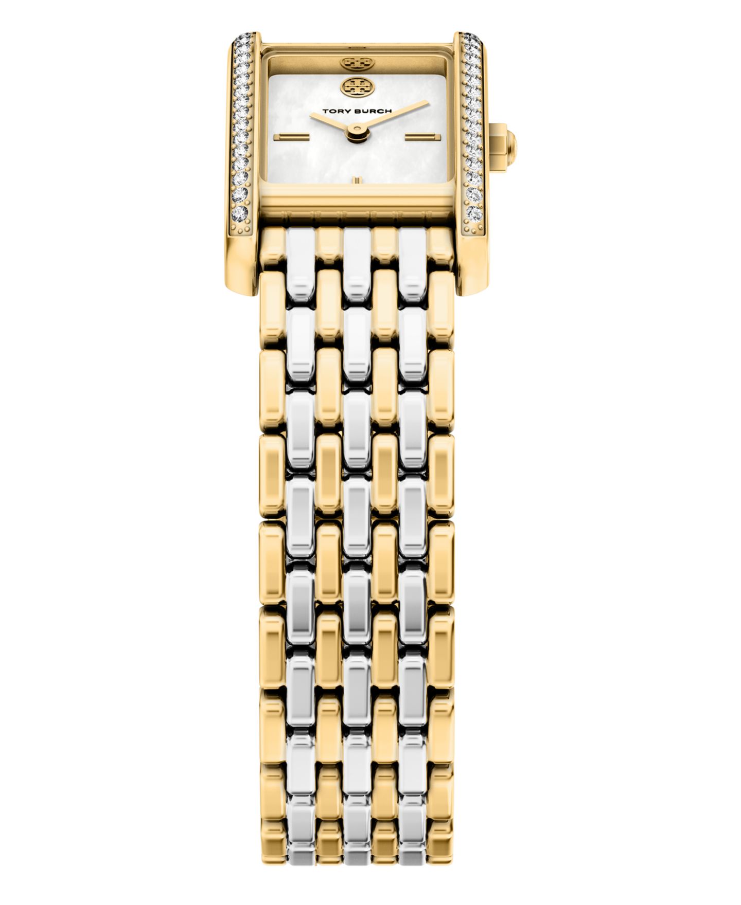 Женские часы Tory Burch The Eleanor Small Quartz Two-Hand Two-Tone Stainless-Steel Watch, 22mm — фото 5