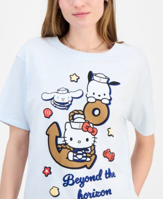 Juniors' Hello Kitty & Friends Anchor Graphic T-Shirt 