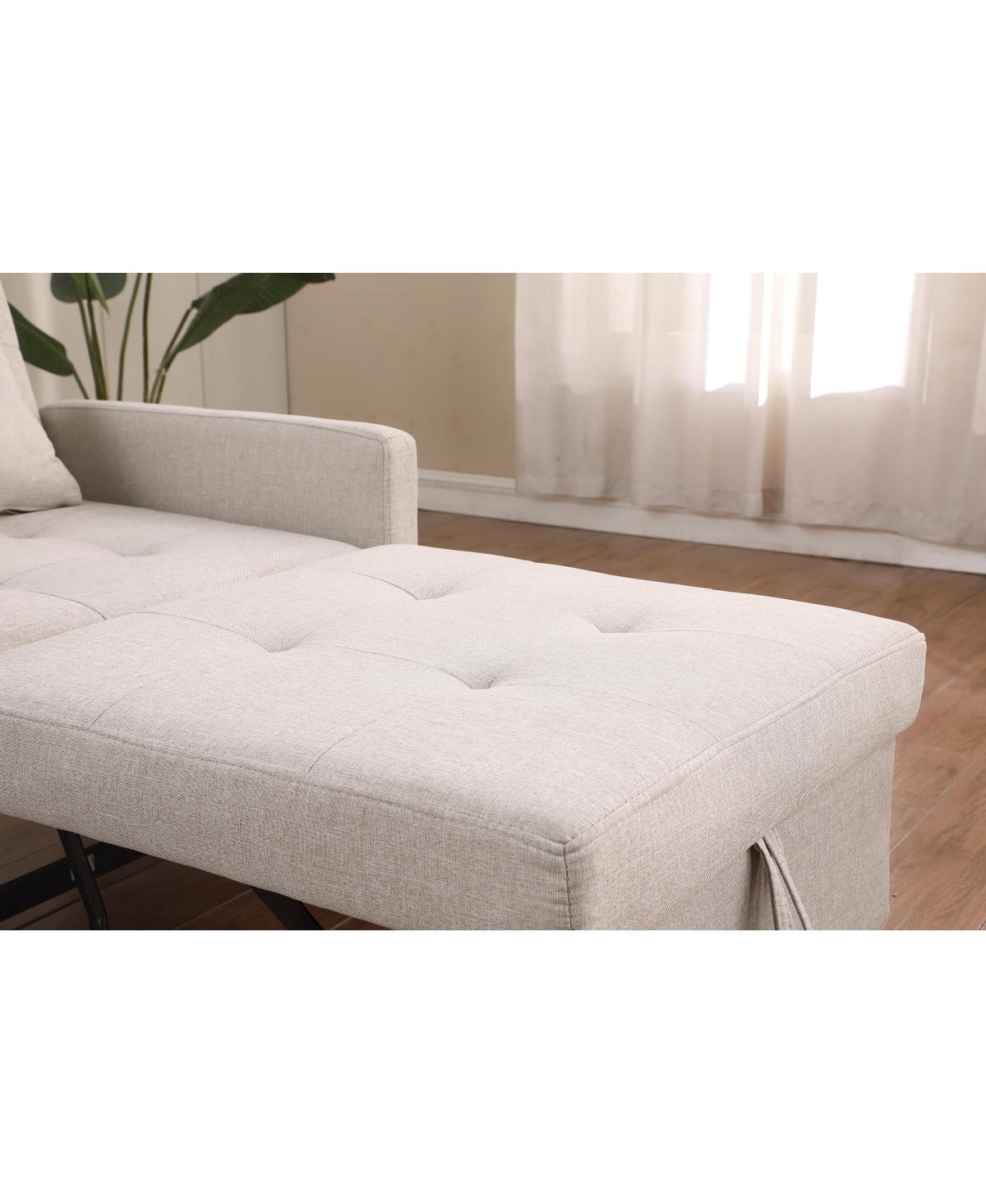 Streamdale Furniture Convertible Sleeper Sofa Chair Bed with Pillow