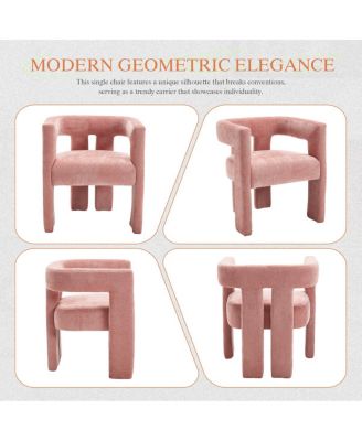 Contemporary Fabric Upholstered Accent/Dining Chair (2PC/SET)