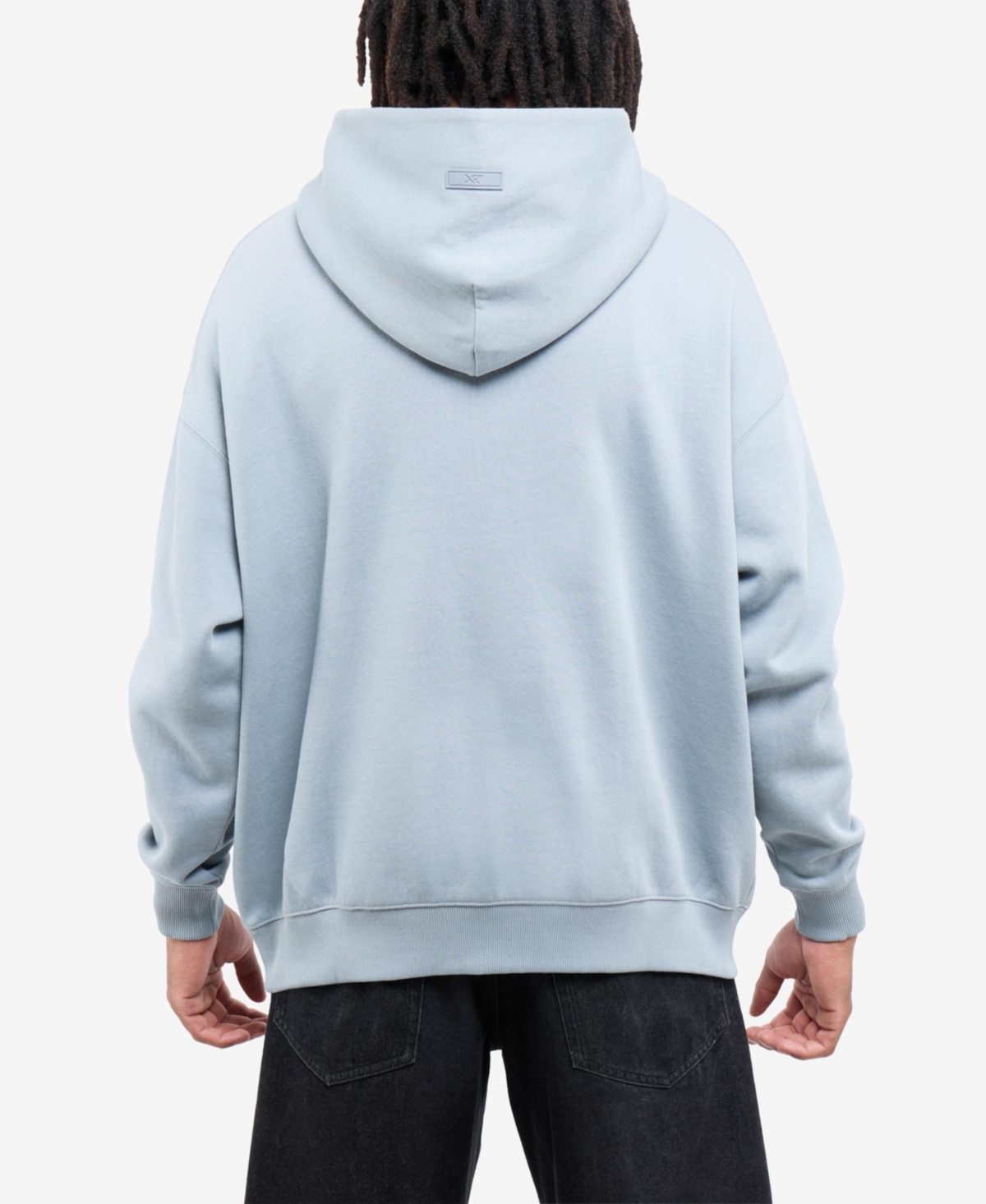 Xray Men's Oversized Drop-Shoulder Long-Sleeve Pullover Hoodie