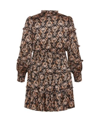 Women's Ruffle Fan Dress