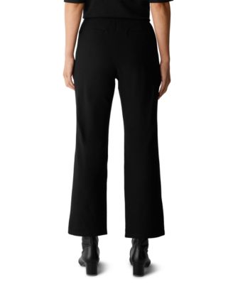 Women's Textured Knit Ankle Kick Pants