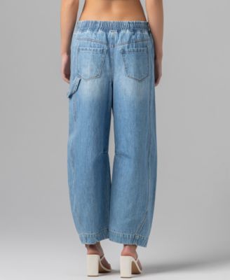 Women's Pull-On Barrel Jeans