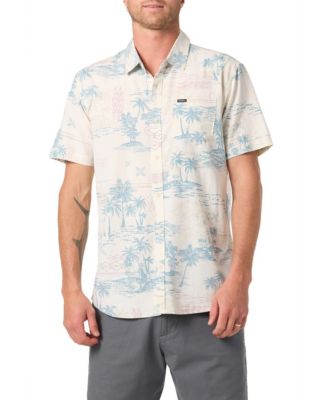 Men's Oasis Standard Short-Sleeve Printed Woven Shirt