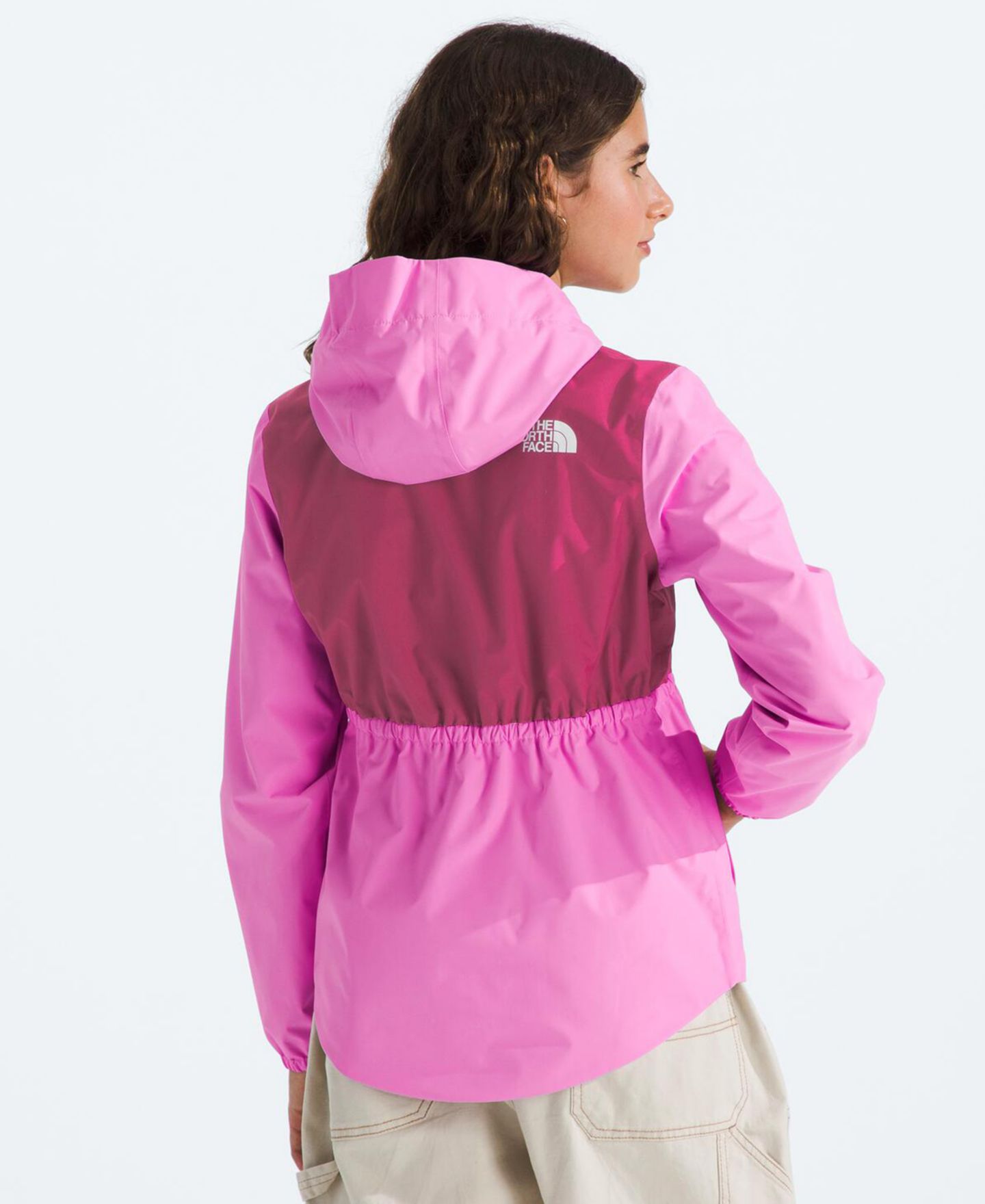 Куртка The North Face Antora Hooded Rain Jacket для девочек, цвет: Фиолетовый / Фуксия — фото 5