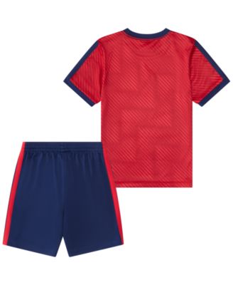 Baby Boys' Short-Sleeve Printed T-Shirt and Shorts, 2-Piece Set