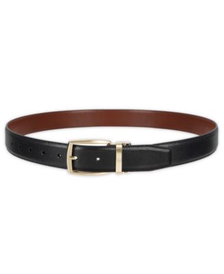 Men's Luxury 2-In-1 Reversible Pebbled Leather Belt