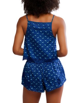 Women's Midnight Muse 2-Piece Scoop Neck Top and Shorts Set