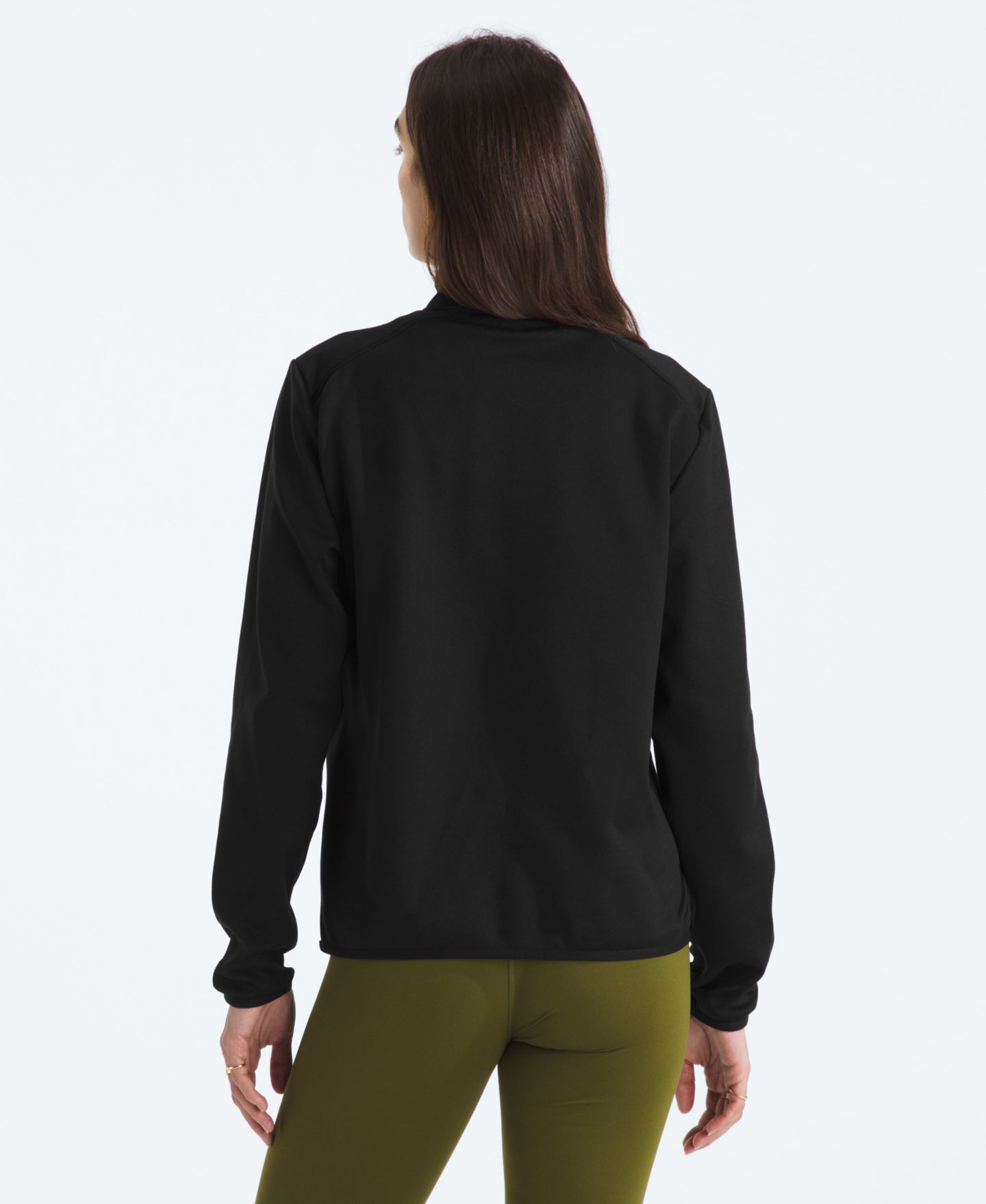 Женская куртка The North Face TNF Performance Fleece Quarter-Zip, цвет: Чёрный — фото 4