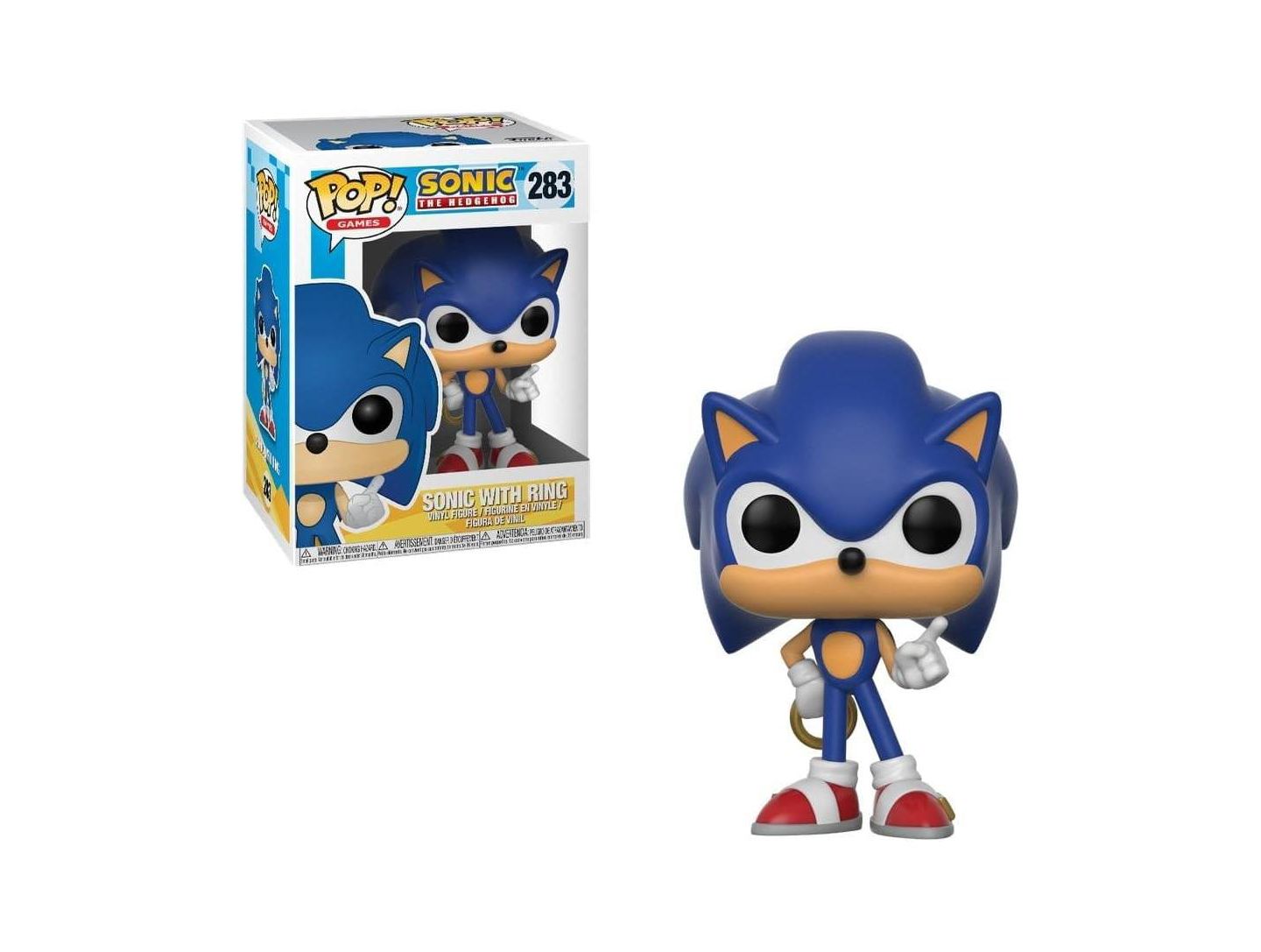 Детские фигурки Funko Pop! Sonic with Ring 3.75"H 1-Piece Action Figure, Ages 3+ — фото 2