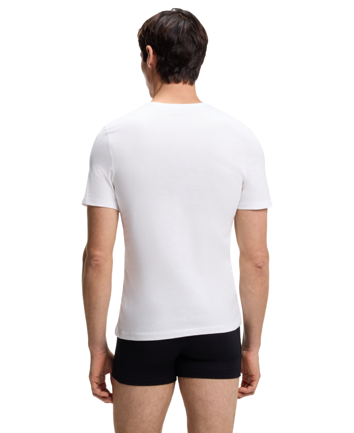 Boss by Hugo Men's 3-Pack Classic Solid V-Neck T-Shirts