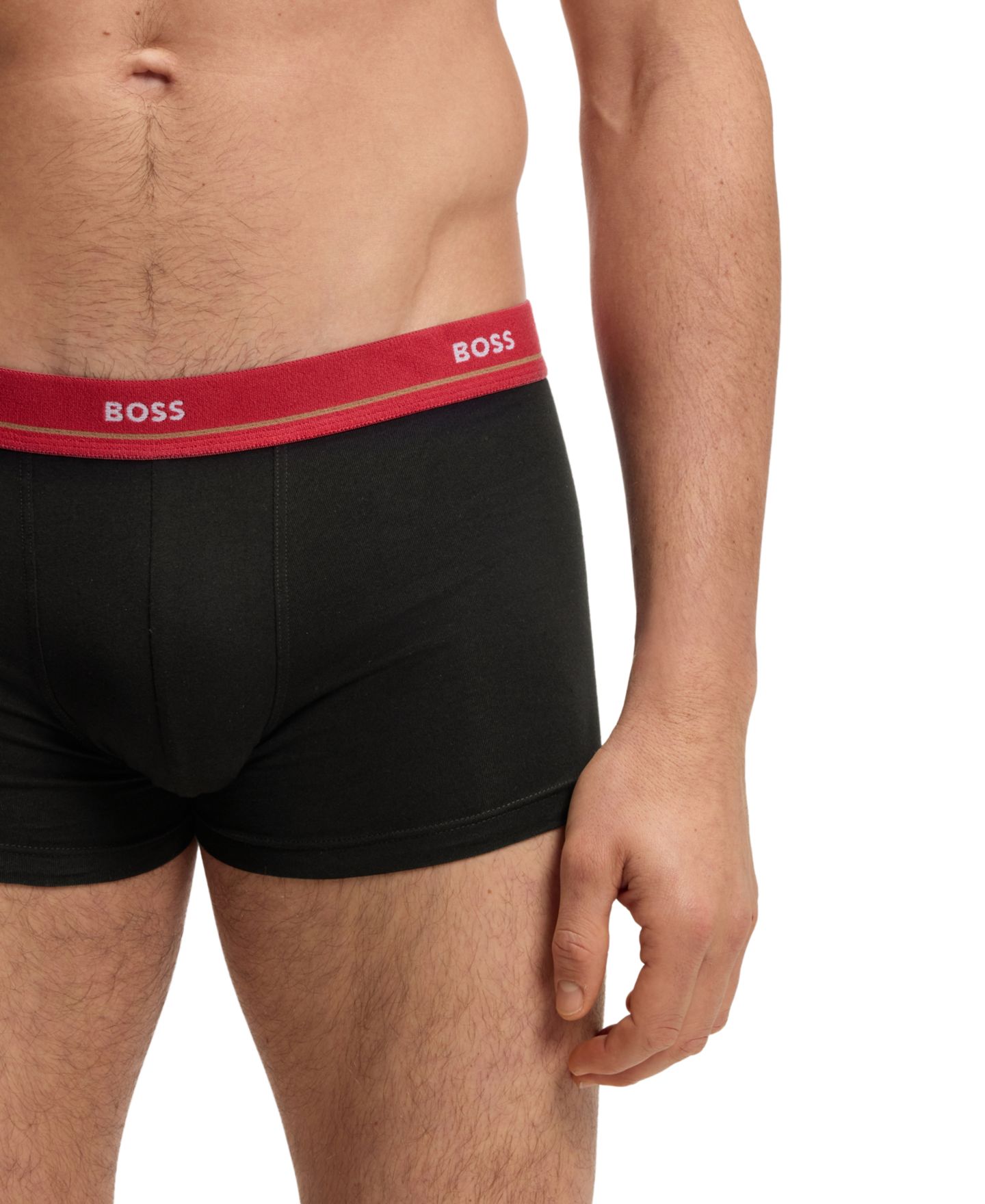 Бельё Essential для мужчин, с логотипом, 5 шт. — Hugo Boss, цвет: Чёрный — фото 6