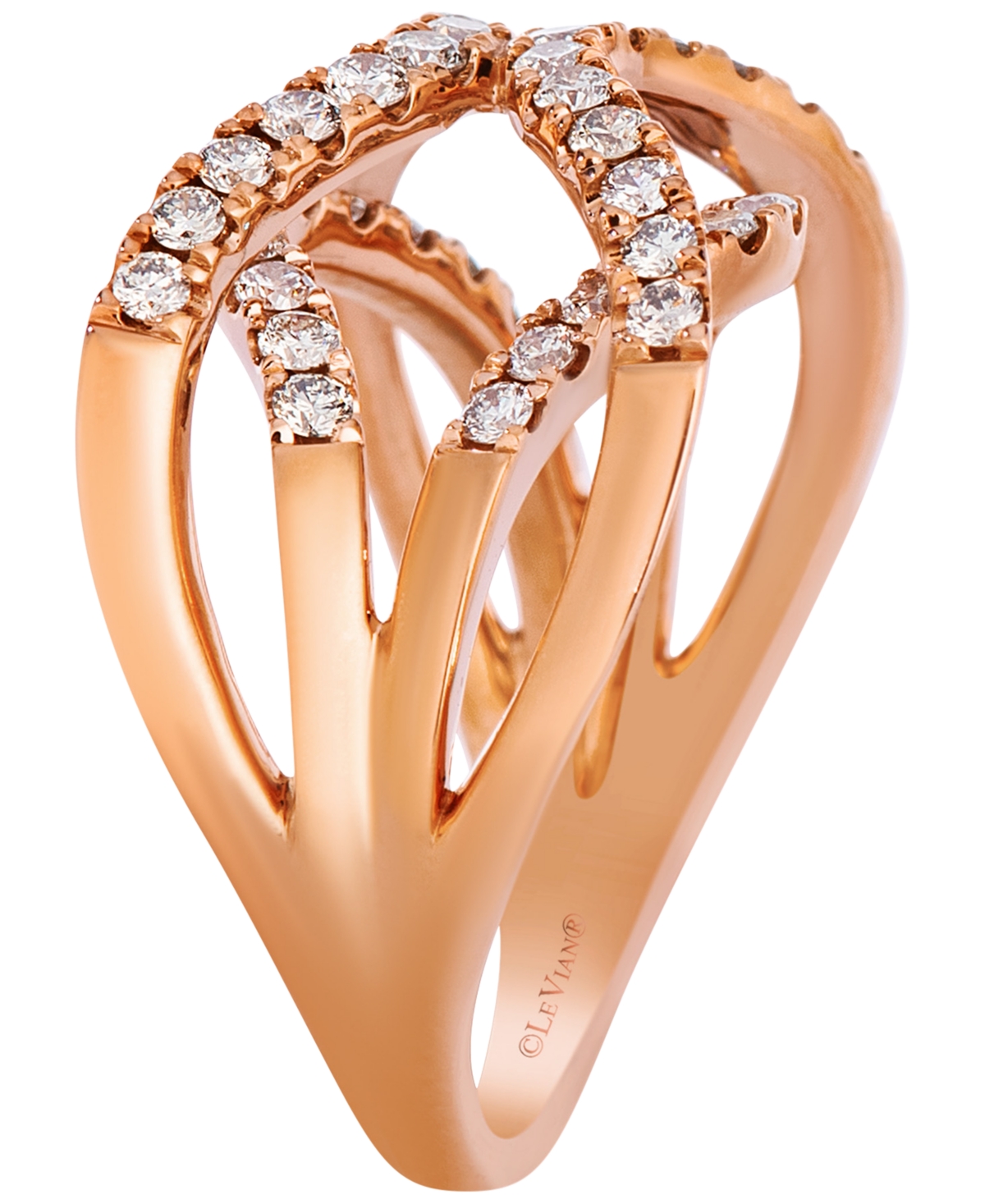 Le Vian Nude Diamonds (0.93 ct. t.w.) Ring in 14k Strawberry Gold