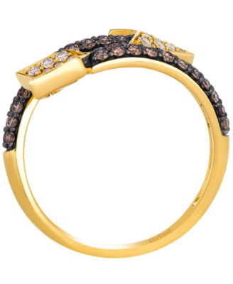 Nude Diamond (0.19 ct. t.w.) & Chocolate Diamond (0.46 ct. t.w.) Ring in 14k Honey Gold