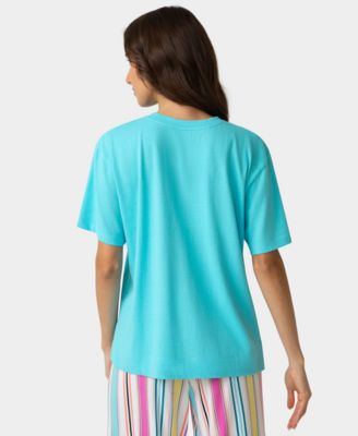Plus Size Short-Sleeve Candied Boxy Sleep T-Shirt