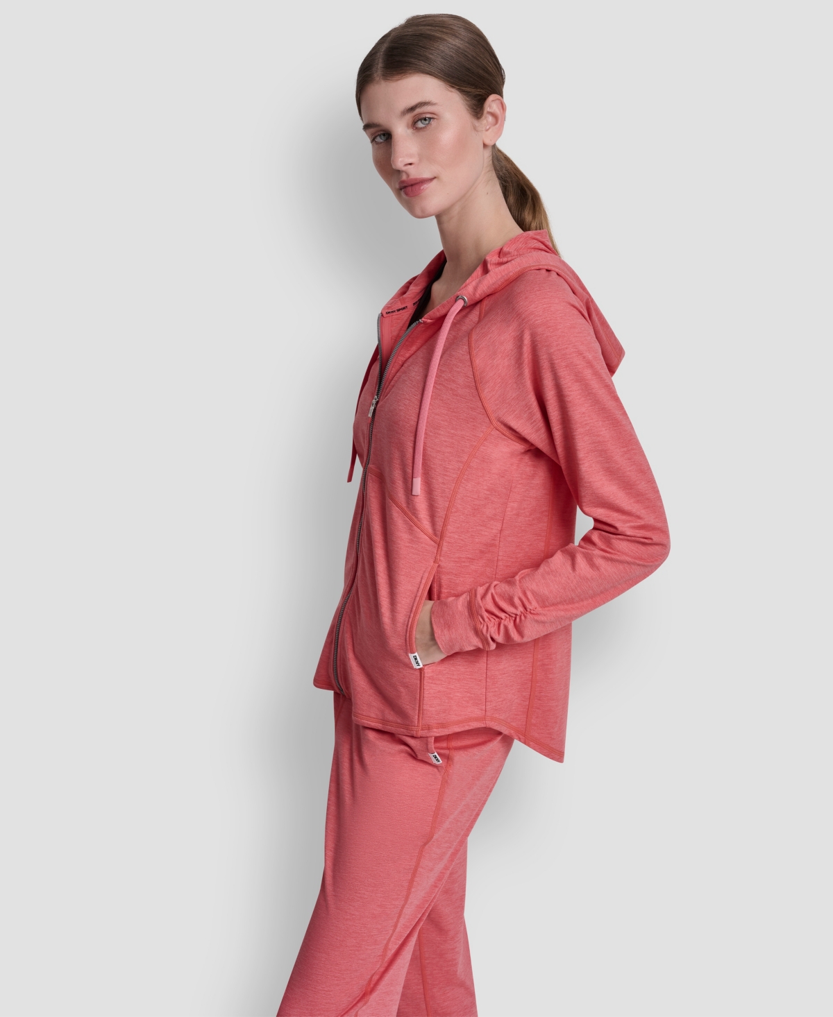 Dkny Women's Full-Zip Long-Sleeve Hoodie