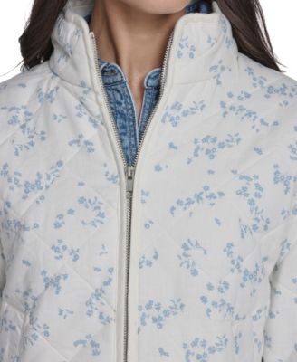 Women’s Quilted Short Liner Zipper Jacket