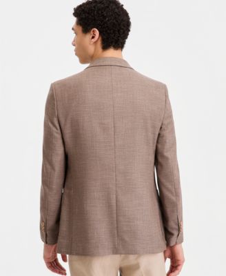 Men Modern-Fit Active Stretch Structure Weave Sport Coat  