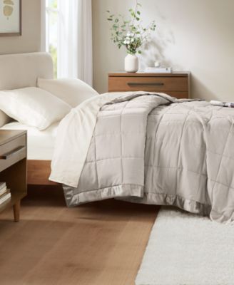 Windom Lightweight Down Alternative Satin Trim Blanket, Twin