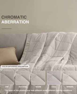 Windom Lightweight Down Alternative Satin Trim Blanket, Twin