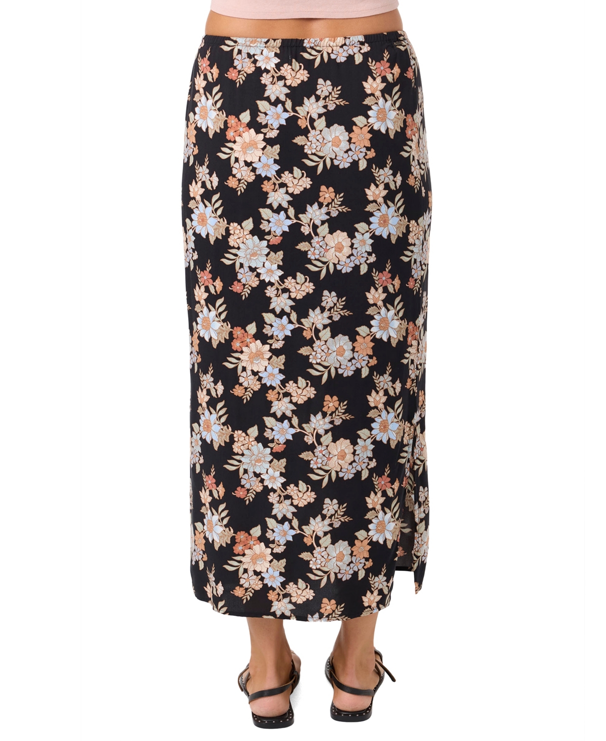 O'Neill Women's Bellamy Bali Floral Printed Pull-On Midi Skirt