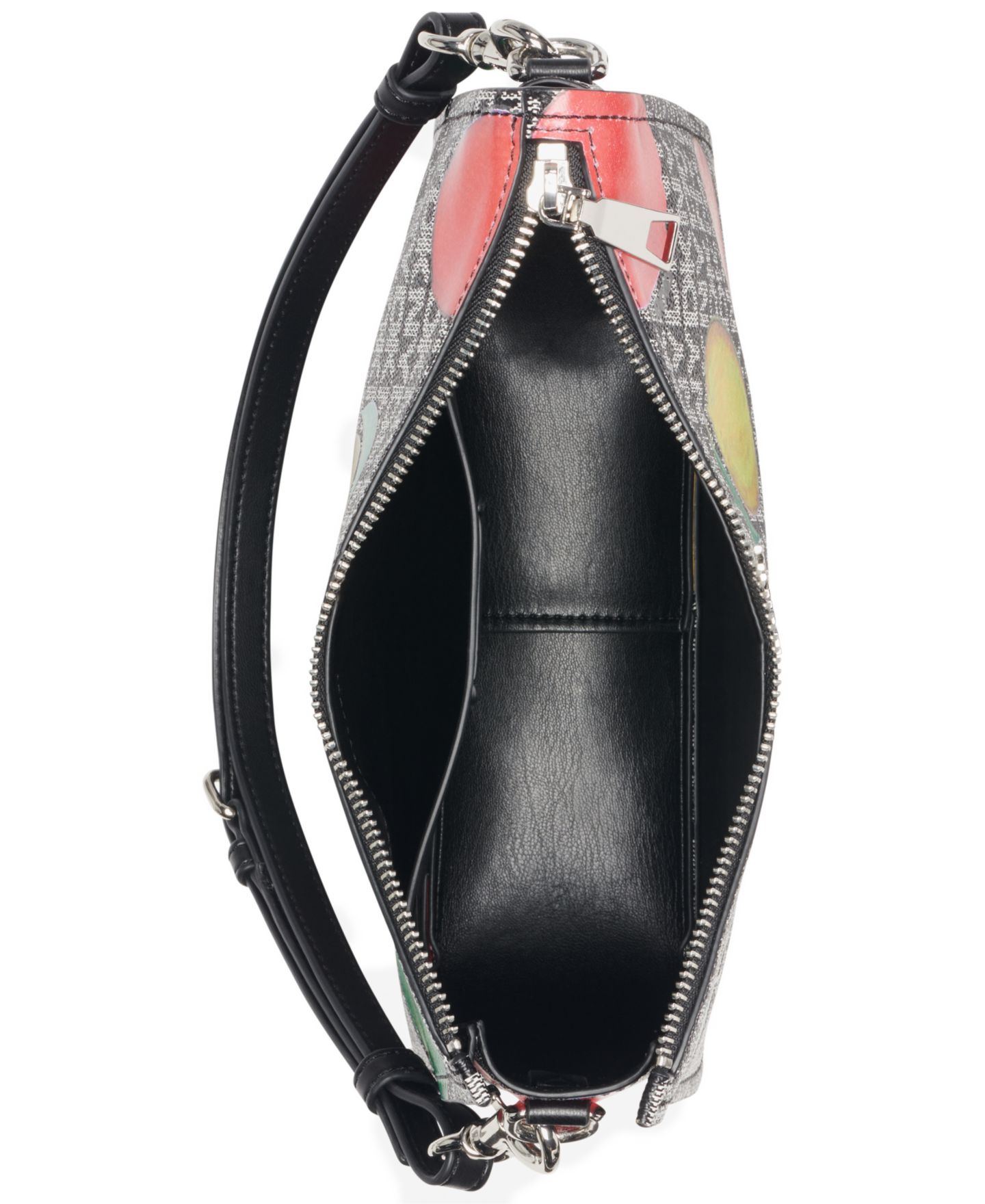 Женская сумка DKNY Nessa Small Zipper Crossbody, цвет: Чёрный — фото 4