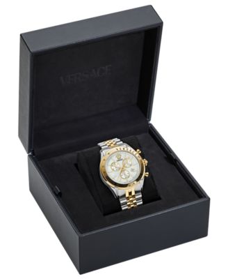 Men's Chrono Master Two-Tone Stainless Steel Bracelet Watch, 44mm