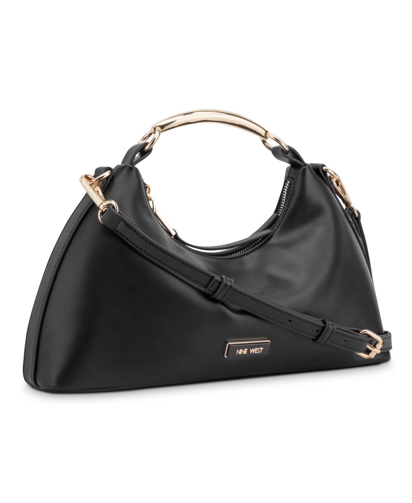 Женская сумка Nine West Viviana Large Top Handle Crossbody, цвет: Чёрный — фото 3