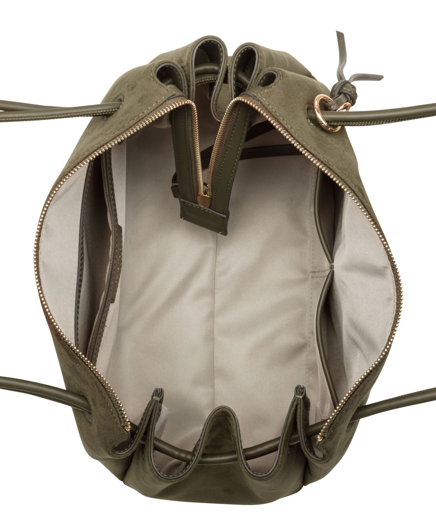 Женская сумка Nine West Renan Large Satchel, цвет: Тёмный оливковый — фото 4