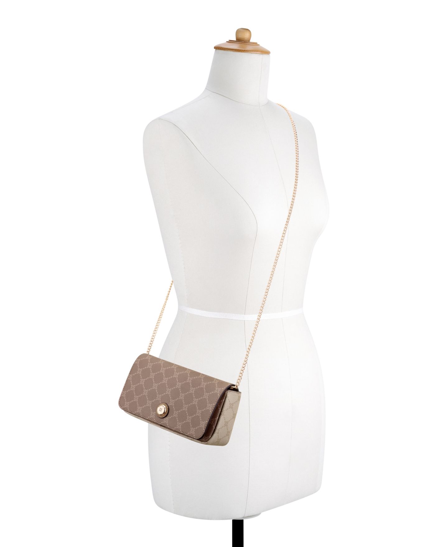 Женский клатч Nine West Trista Mini Chain Phone Clutch Crossbody, цвет: Сиена — фото 5