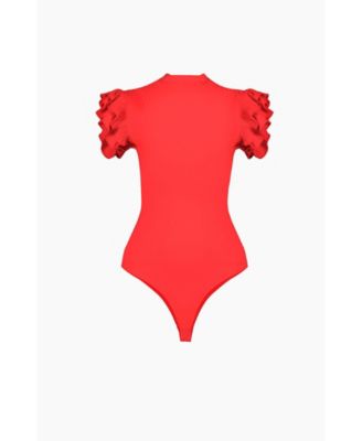 Women's Ruffle Sleeve Bodysuit