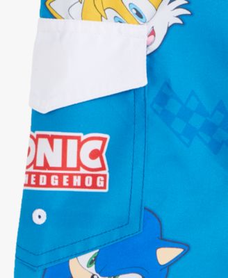 Boys' 4-7 Short-Sleeve Rashguard & Mesh-Lined Swim Trunks, 2-Piece Set