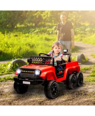 Kids 12V Electric Ride On Car with Switchable Drive Modes Parent Remote for Ages 3 to 8