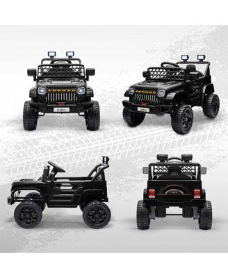 Kids 12V Electric Ride On Car with Parent Remote Slow Start Suspension for Ages 3 to 6