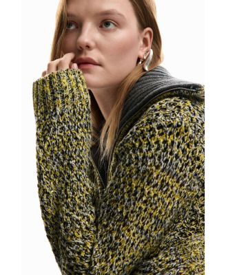 Women's Zipper Knit Sweater