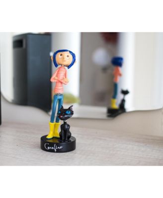 Coraline with Cat PVC Bobble Figure | 6.5 Inches Tall