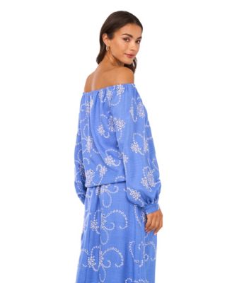 Women's Off-the-Shoulder Tie Top