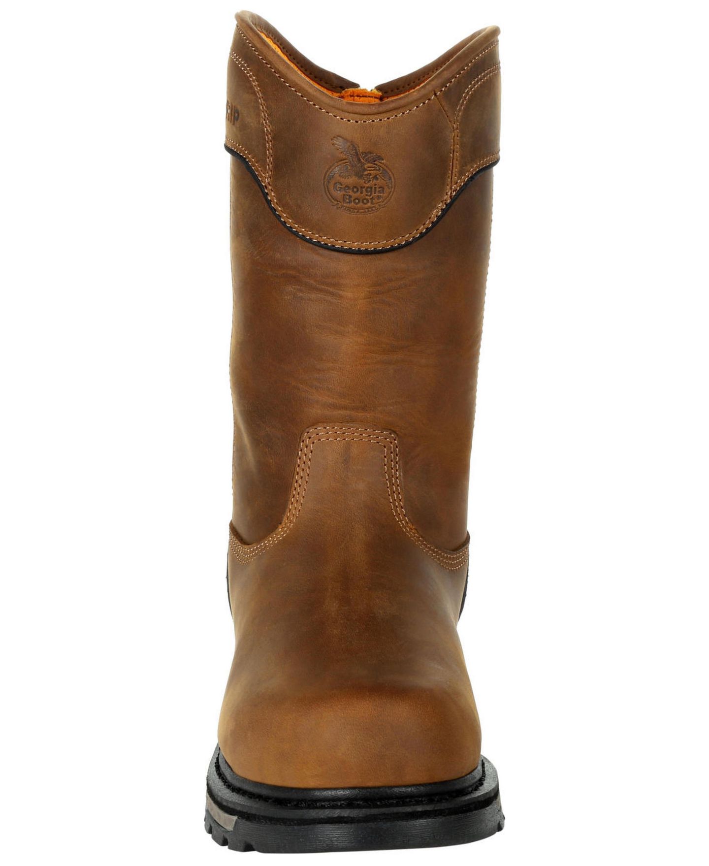 Мужские ботинки GEORGIA BOOT Carbo-Tec LTX Waterproof Composite Toe Pull On Boot, цвет: Чёрный / Коричневый — фото 3