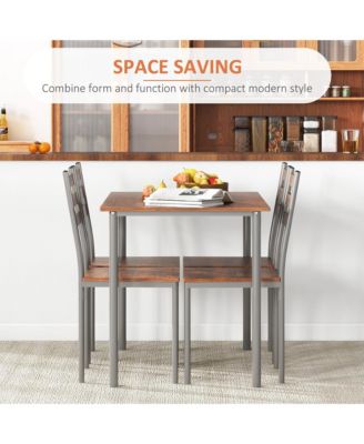 Contemporary Themed Eating Space w/Four Seats For Family Dinners or BBQ's