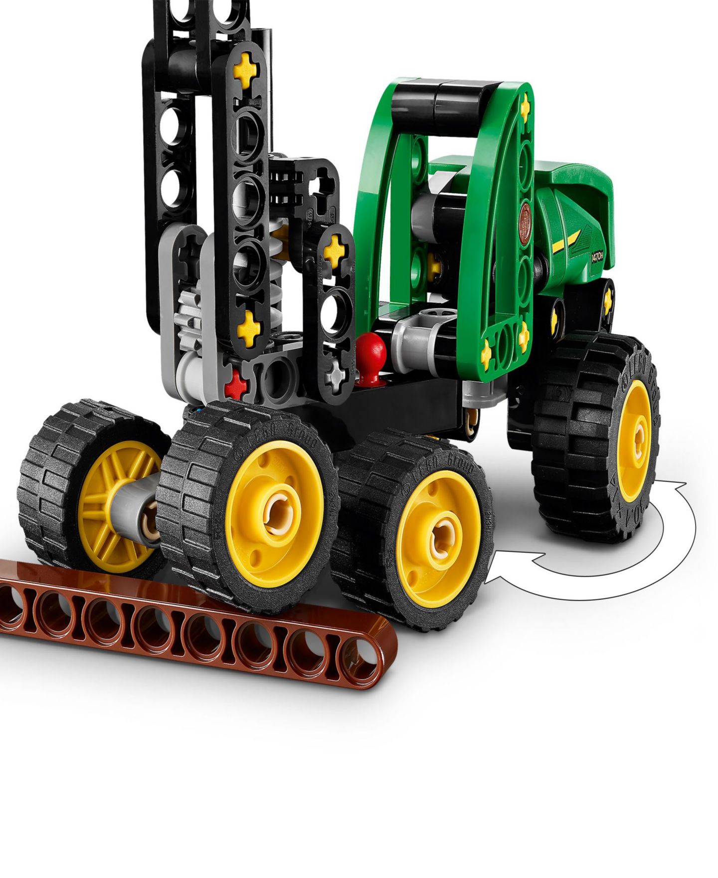 LEGO® Конструктор LEGO Technic John Deere 1470H, колёсный харвестер 42218, 117 деталей — фото 5