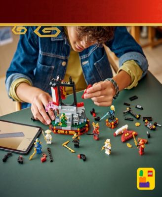 NINJAGO Ninja Character Display 15th Anniversary Building Set 71866, 447 Pieces