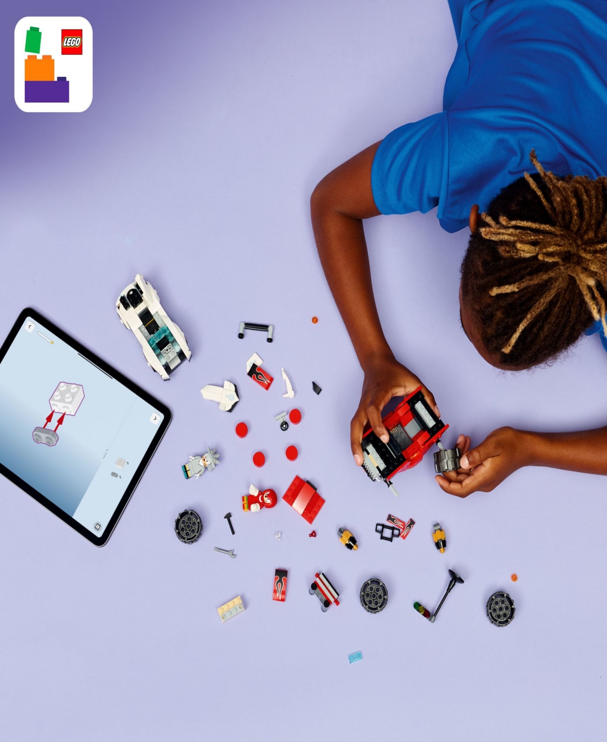 Lego Sonic the Hedgehog Silver's Car vs. Knuckles' Monster Truck Building Toy 77118, 378 Pieces