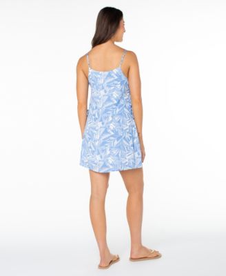 Women's Night Bloom Square Neck Mini Dress